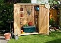 Western Red Cedar Storage Hutch / Shed - Patio and Garden Furniture