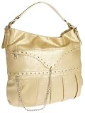 Jessica Simpson Level Shrunken Large Hobo,Gold,one size