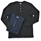 2 - Pk. North Creek Traders Long Sleeve Henley Shirts by NORTH CREEK TRADERS