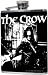 FLASK1-00 The Crow Gothic Thriller Stainless Steel 6oz Flask With Funnel