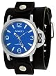 Nemesis #LBB054L Men's Premium Wide Leather Strap Retro Diver Watch