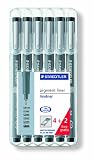 Staedtler Pigment Liner Bonus Sketch Set of 6 Liners for the Regular Price of 4(2 free), 308SB6P