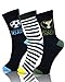 Father's day Gift - Basico Men's Patterned Casual Fashion Crew Socks