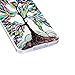 For Galaxy S5 , ivencase Colorful Tree [Ultra Thin] Pattern Flexible Slim Soft Texture TPU Gel Protective [Clear] Rear Case Cover Perfect Fit for Samsung Galaxy S5 SV