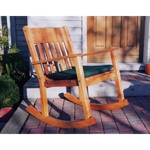 Midback Cherry Rocking Chair by The Cedar Store