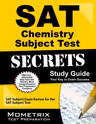 sat chemistry subject test secrets study guide sat subject exam review for the sat subject test mometrix secrets