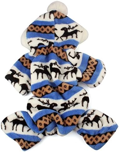 AutumnFall® New Stylish Pet Dog Warm Clothes Puppy Jumpsuit Hoodie Coat Doggy Apparel (M, Blue)