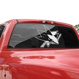 NHL San Jose Sharks 18'' White Logo Decal