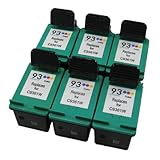 IMAGE OF 6 Pack. Refurbished Cartridges for HP 93. Includes Sophia Global Brand Cartridges for 6ea HP 93.