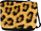 Furry look Tiger Design Messenger Bag - Book Bag - School Bag - Reporter Bag ***with matching Neoprene Pencil Case*** -School Bag - Reporter Bag - Unisex - Ideal Gift for all occassions!