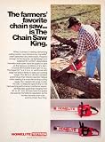 1980 Ad Homelite Textron Chainsaw Portable Mechanical Tree Construction Loggers - Original Print Ad