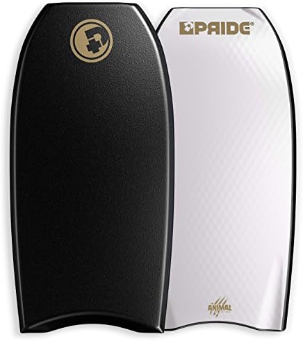 Pride Bodyboard The Animal PP X1 - 42 - Black deck, Black rails, White bottom