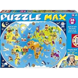 My First Map Of The World 35pc Jigsaw Puzzle