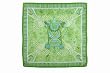 Small Scarf 22'' Nazca in Green