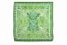 Small Scarf 22'' Nazca in Green