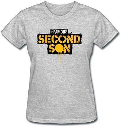 Women's Infamous Second Son Game PS4 T Shirts 100% Cotton