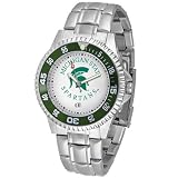Michigan State Spartans NCAA Competitor Mens Watch (Metal Band)
