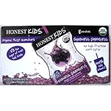 Honest Kids Goodness Grapeness USDA Organic Grape Juice Thirst Quencher Pouches 8 Pk