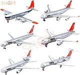 Northwest Airlines 6 Piece Toy Airplane Set
