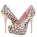 Covina09 Leopard High Heel Pumps PINK