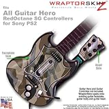 Camouflage Brown Skin by WraptorSkinz TM fits All Sony PS2 Guitar Hero SG Guitar Controllers (GUITAR NOT INCLUDED)