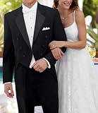 Black Tails Coat Tuxedo Jacket