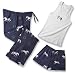 Kelley Equestrian Blue Horse Flannel Lounge Pant