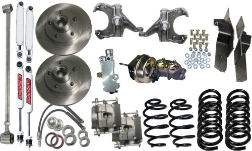 McGaughys Chevy C10 1971-72 4.5/5 Lowering 5 Lug Power Disc Brake Lit 7" Bst