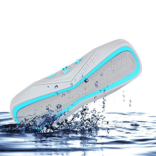 ElecForU Bluetooth Speakers Waterproof IPX7 Wireless Bluetooth 4.0 Speaker, Portable Waterproof Bluetooth Speakers for   Outdoor Sport/Shower with 9-Hour Playtime,Built-in Microphone for Calls