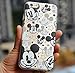 For iPhone 5C Case - Disney Mickey Mouse Faces Soft TPU Black/Clear Transparent Rubber Silicone ULTRA THIN Slim Fitting Skin Cover (Apple iPhone 5C only)