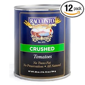 Racconto Crushed Tomatoes, 28-Ounce Cans (Pack of 12)