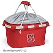 North Carolina State Wolfpack Lightweight Insulated Metro Picnic Basket - Red w/Embroidery