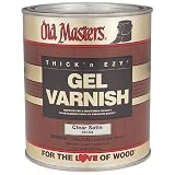 OLD MASTERS Gel Polyurethane Thick Gelled CLEAR SATIN Finish 1 Quart