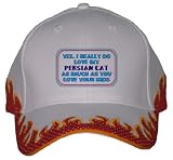 Yes, I really do love my PERSIAN CAT as much as you love your kids Orange Flame Hat / Baseball Cap