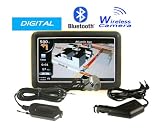 Navsgo GO893RV 5 Digital Portable GPS With Bluetooth & Wireless Backup Camera System USA/Canada package