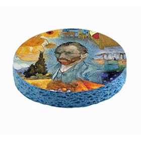  Fine Art Vincent Van Gogh Montage Unique Kitchen Sponge