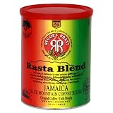 Reggies Roast Jamaica Blue Mountain Coffee, Rasta Blend, Ground, 12-Ounce Cans (Pack of 2)