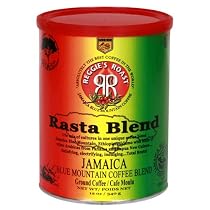 Reggie's Roast Jamaica Blue Mountain Coffee, Rasta Blend, Ground, 12-Ounce Cans (Pack of 2)