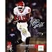 NCAA Kenny Britt Rutgers White Jersey Catch Vs UConn Vertical Autographed 8-by-10-Inch Photograph