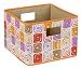 Household Essentials 1440 Storage Bin, Graphic Square