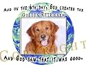 Golden Retriever Mouse Pad Dog Mousepad "Creation"