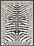 Home Dynamix Area Rugs: Zone: 7160: Zebra Rug: 2' x 3' Rectangle