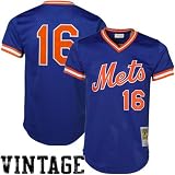Dwight Gooden Mets 1986 BP Jersey Mitchell & Ness 44