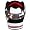 DC Men's Command Sneaker,Black/White/Red,10.5 M