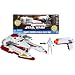 Hasbro Year 2011 Star Wars "The Clone Wars" Series R/C Vehicle Set - Remote Control REPUBLIC FIGHTER TANK with Simple Function (Forward, Reverse Turn and Shoot Missile) Radio Control, 6 Missiles and 4 Inch Tall Clone Trooper Figure with Blaster Pistol (Vehicle Dimension: 11" x 8" x 4")