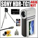 Sony HDR-TG1 4MP High Definition Handycam Camcorder Plus 4GB Accessory Outfit - Sony ASONHDRTG1K1