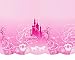 Disney Princess Sparkle Plastic Table Cover Tableware Decoration (1 Piece), Pink, 54