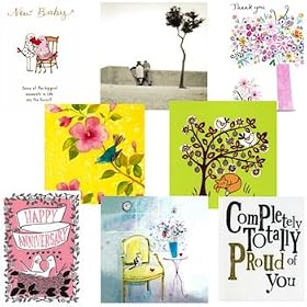 Greeting cards collection. Really Useful 1 - 8 blank cards and occasion cards including Thank you cards, New Baby card, Thinking of you card and Anniversary card