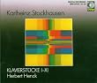 Klavierst�cke, pour piano