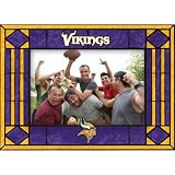 Minnesota Vikings Art Glass Horizontal Frame